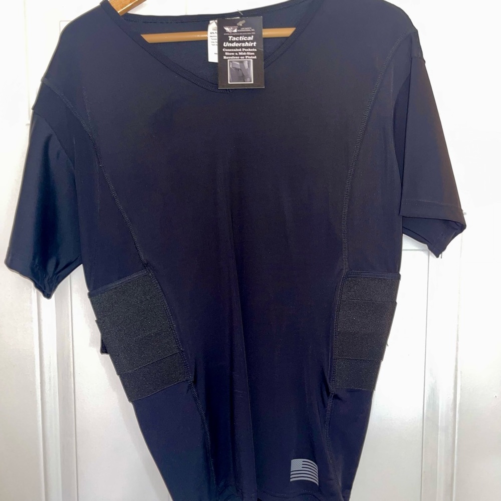 Black Tactical Undershirt for Men